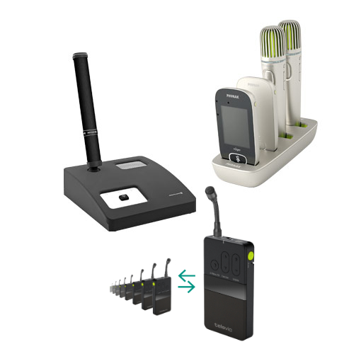 Foto eines Tischmikrofons